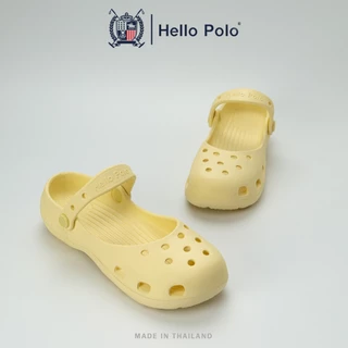Hello Polo รองเท้าแตะผู้หญิง รองเท้าแมรี่เจน ทรงบัลเล่ต์ อ่อนนุ่ม กันลื่นและทนทาน EVA คลายเมื่อยเท้า ลำลอง แฟชั่น HP8075
