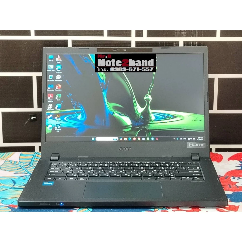 โน๊ตบุ๊คมือสอง ACER Core i5-1235U จอ 14 นิ้ว IPS แรม 8GB NVMe 256GB thumbnail 3