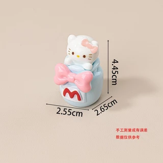 พร้อมส่ง ของตกแต่ง สะสม DIY คิตตี้ขนม (1 SET 8 ตัว)