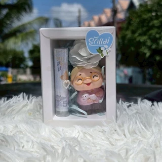 ของขวัญวันแม่ ใส่เงินได้ กล่องของขวัญ รุ่นพวงมาลัยจิ๋ว/คุณยาย ใส่ธนบัตรได้ 1 ใบ