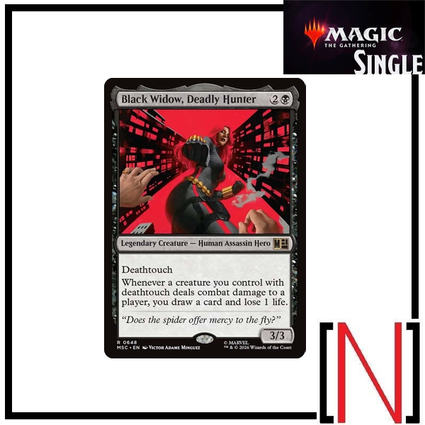 [MTG][Single][MSC] Black Widow, Deadly Hunter ระดับ Rare [ภาษาอังกฤษ]