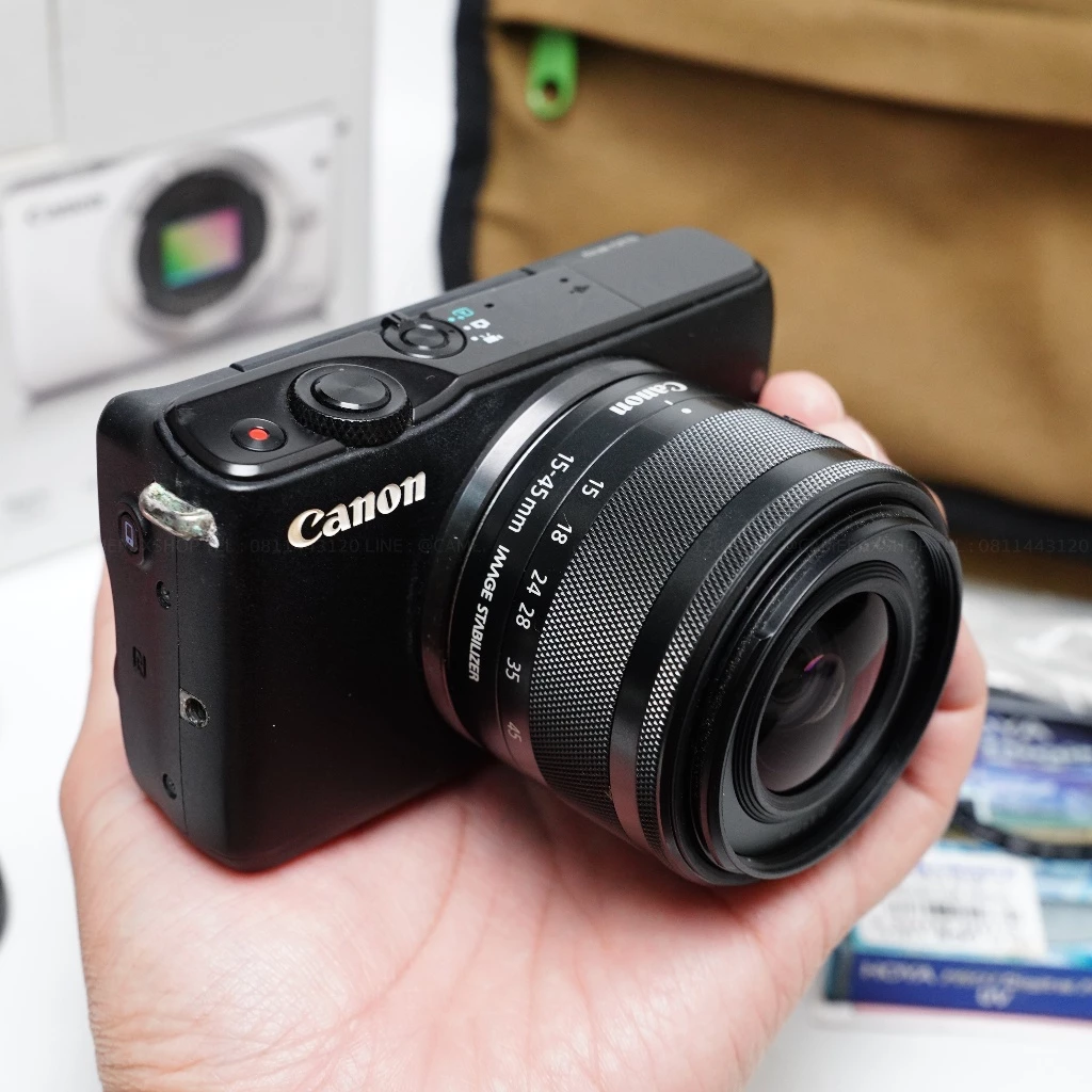 Canon M10 อดีตประกันศูนย์ สภาพดี มีกล่อง ของแถมเพียบ thumbnail 8