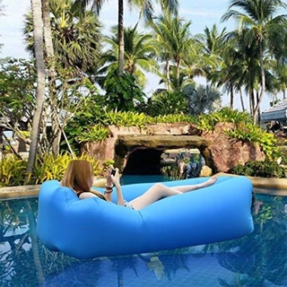Sumer sale โซฟาเป่าลม โซฟาลม ที่นอนเป่าลม เบาะนอน พองลมไม่ต้องใช้เครื่องสูบลม พกพา สะดวก