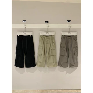 📍พร้อมส่ง ดำ ครีม📍10369# กางเกง cargo งานมีกระเป๋าข้าง มีเชือกรูดช่วงเอว เนื้อผ้าดี ทรงสวย TAG:WG.WE 🇰🇷