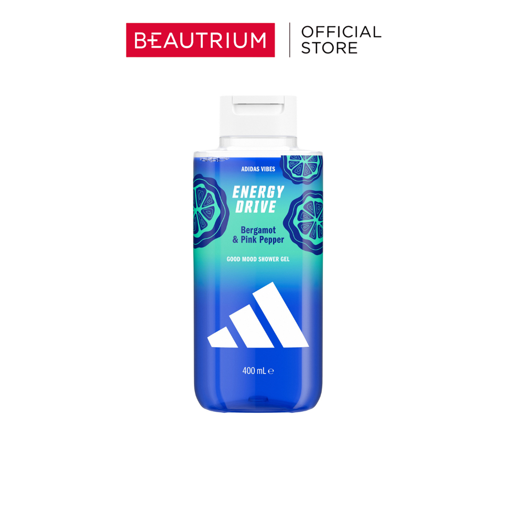 ADIDAS Vibes Energy Drive Shower Gel ผลิตภัณฑ์ทำความสะอาดผิวกาย 400ml