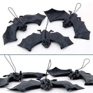 ค้างคาวปลอม ค้างคาวยาง ตกแต่ง ปาร์ตี้ ฮาโลวีน บ้านผีสิง Fake Rubber Bat Halloween Party Decorations Ghost Haunted House