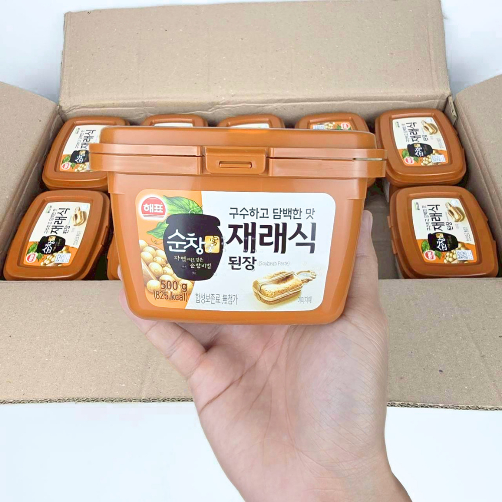 ทเวนจัง 500g เต้าเจี้ยวเกาหลี Doenjang 된장 SOY BEAN Paste รูปที่ 5