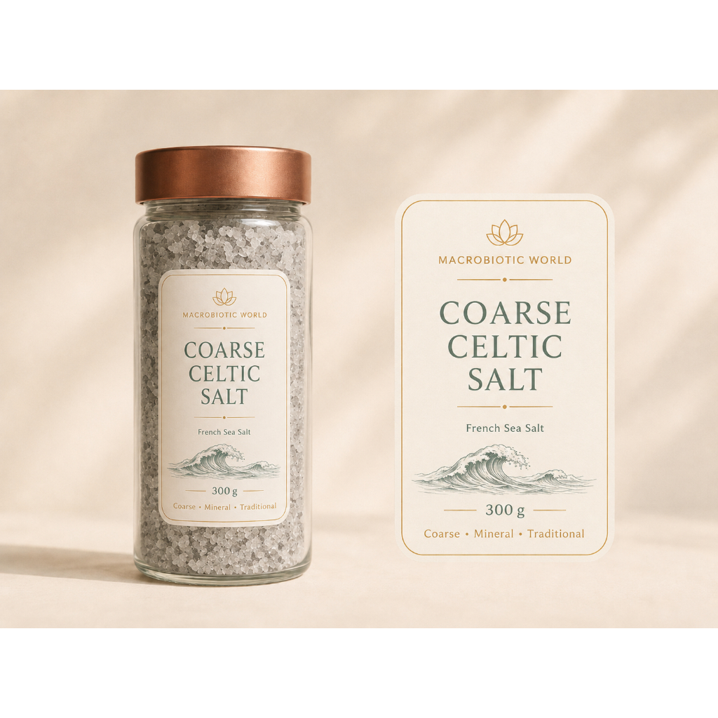 Celtic Sea Salt COARSE เกลือทะเลเซลติก แบบเกล็ด l Macrobiotic World Natural Efe l Salt