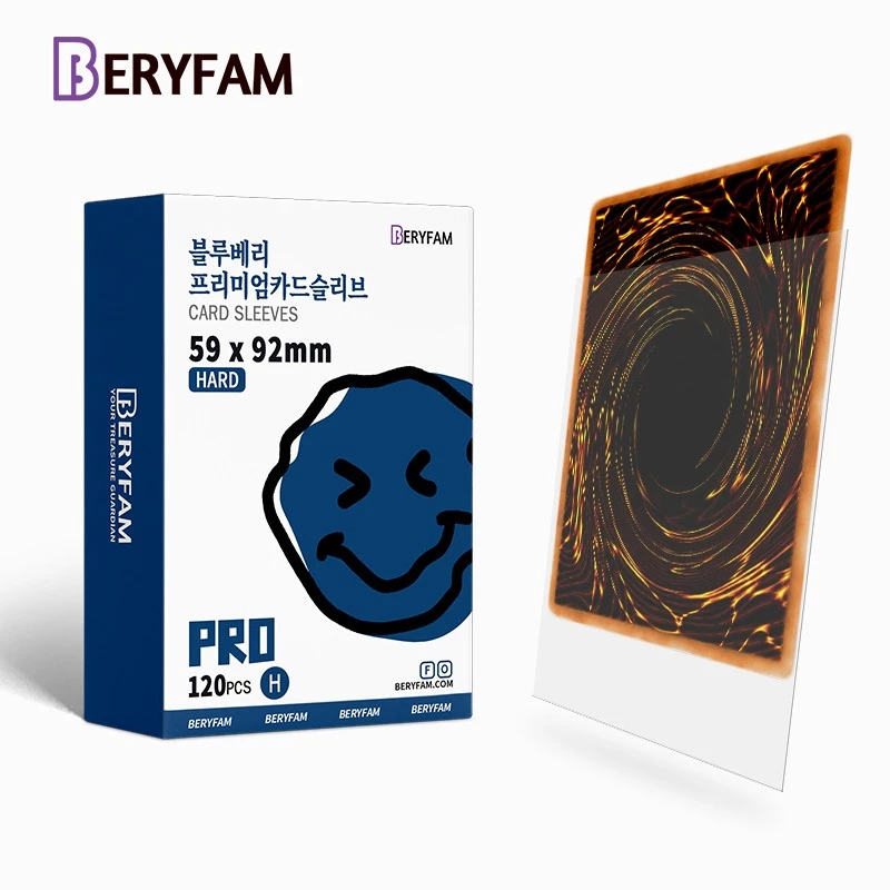 120ใบBERYFAMซองคลุมสลีฟ ชั้นนอก ซองใส่การ์ด 59x92 ซองใสแก้ว ซองใส ใส่การ์ด การ์ดไอดอลซีรีส์Blueberry
