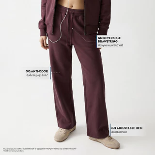 GQ Minimal Sweatpants กางเกงลำลองขายาว ช่วยลดการสะสมของแบคทีเรีย ผ้านุ่มสบาย ใส่ขึ้นเครื่องได้แอร์พอร์ตลุค