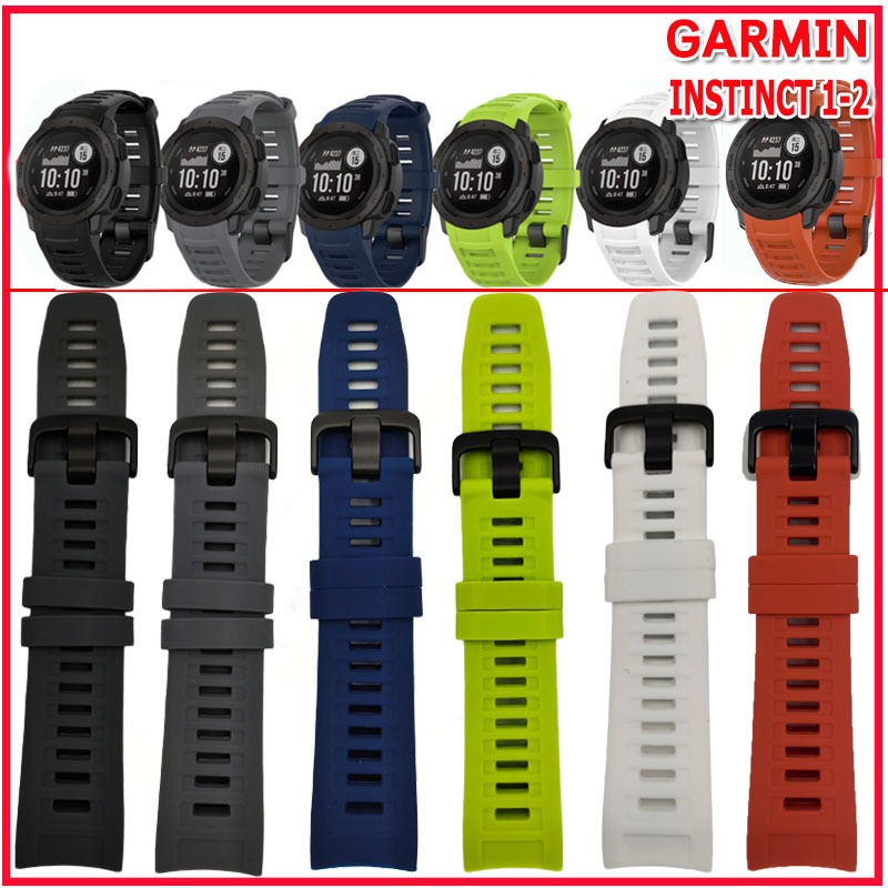 สายนาฬิกาการ์มิน Garmin INSTINCT 1-2 สายนาฬิกาSmart Watch ขนาด 22 มม.สายนาฬิกาข้อมือผู้ชาย-ผู้หญิง คุณภาพพรีเมี่ยม