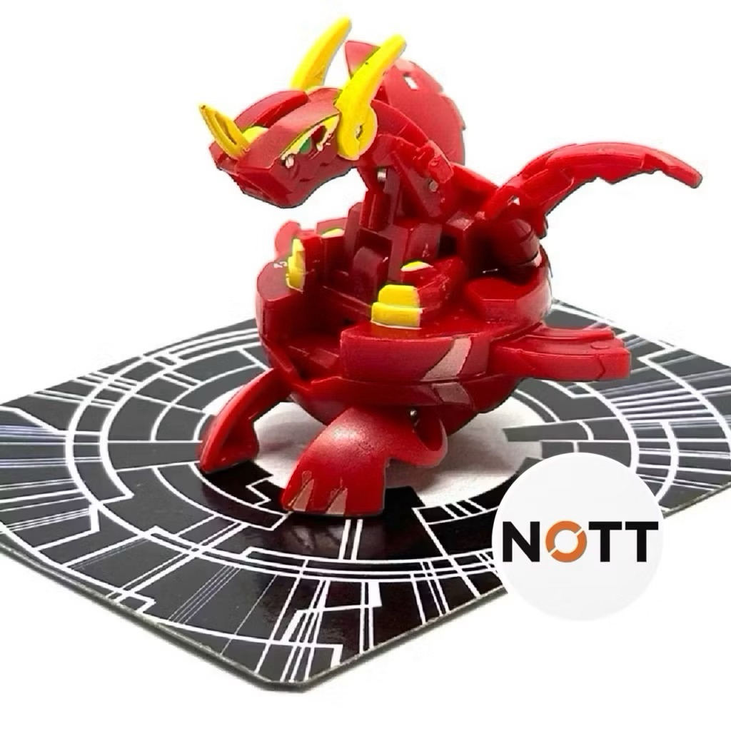 บาคุกัน Bakugan Battle Brawlers B2 Red Pyrus Neo Dragonoid (ไม่หมุน)