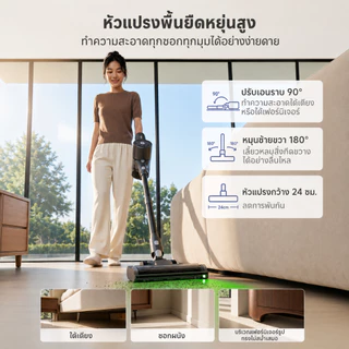 Simplus เครื่องดูดฝุ่นไร้สาย ด้ามจับ/มือถือ แรงดูด 15,000Pa ใช้งาน 40 นาที กรอง 4 ชั้น HEPA F9 XCQH022