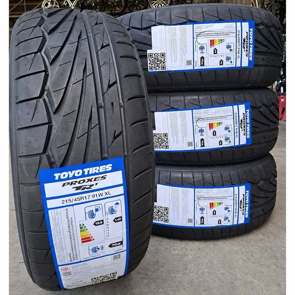 🚗toyo tr1 215/45/17 ยางใหม่ปี26