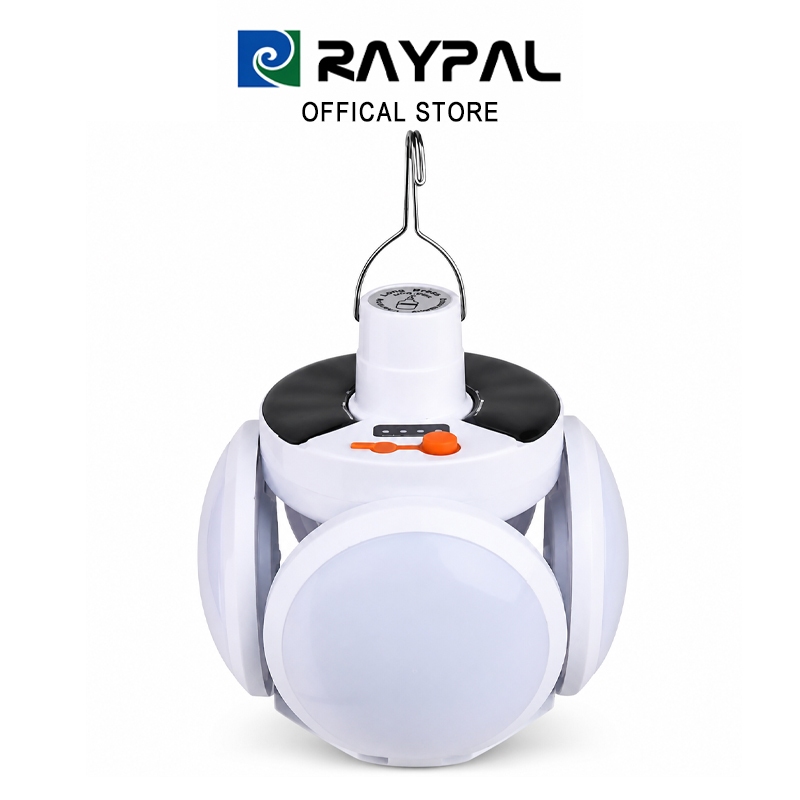 RAYPAL หลอดไฟ led หลอดไฟทรงกระบอก ไฟพกพา ไฟฉุกเฉิน  หลอดเกลียว