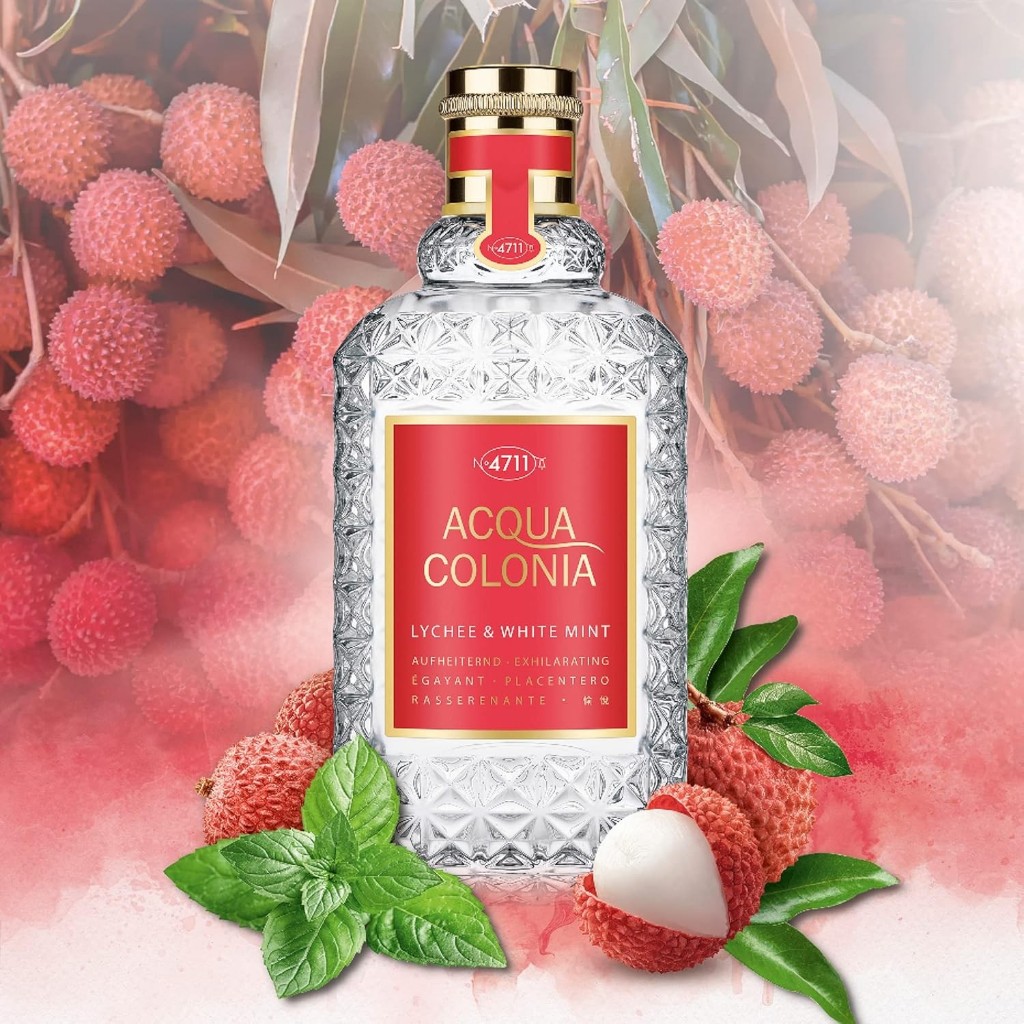 ของแท้ 💯 4711 Acqua Colonia Lychee & White mint  EDC Spray 50ml