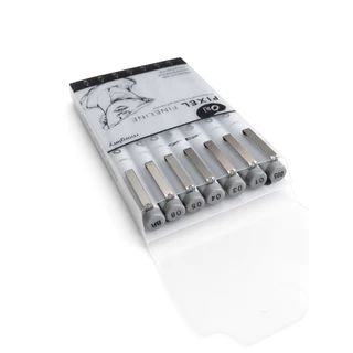 ปากกาตัดเส้น ORi รุ่น Pixel 7 ขนาด Drawing Fineliner M-PX-7