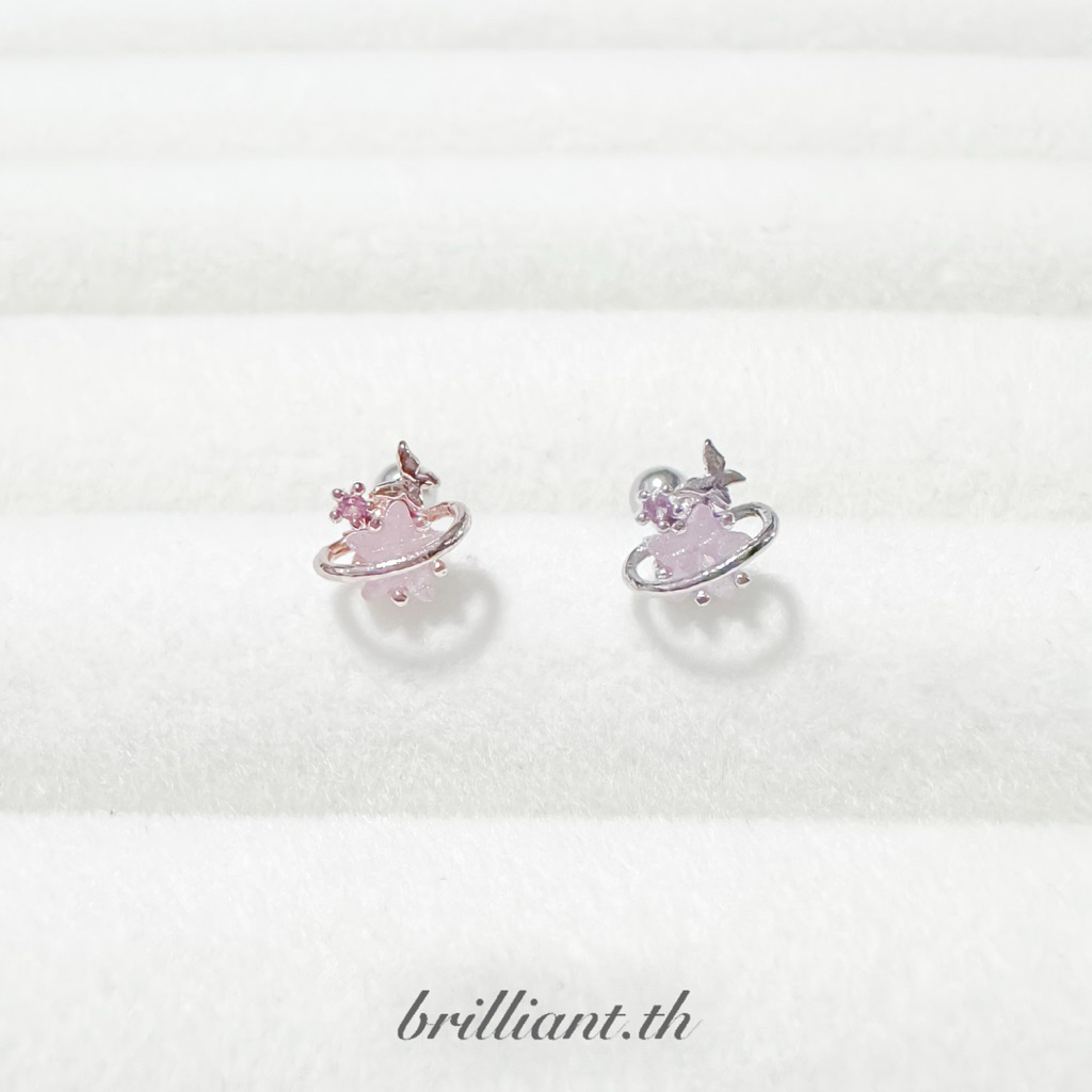 จิวหูเกาหลี ก้านแสตนเลสเกรดเครื่องมือแพทย์ Surgical Stainless Steel no.92_415