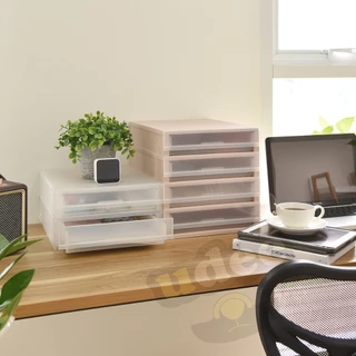 UDEE กล่องลิ้นชักใส่เอกสาร A4_มินิมอล ใส่ A4 ได้300 แผ่นต่อชั้น สามารถตกแต่งเสียบป้ายชื่อด้านหน้าได้