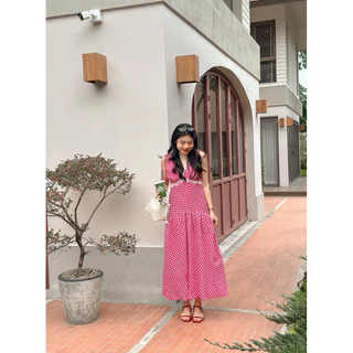 Rosie Dress เดรสยาวลายสก้อต : everydaylookk store