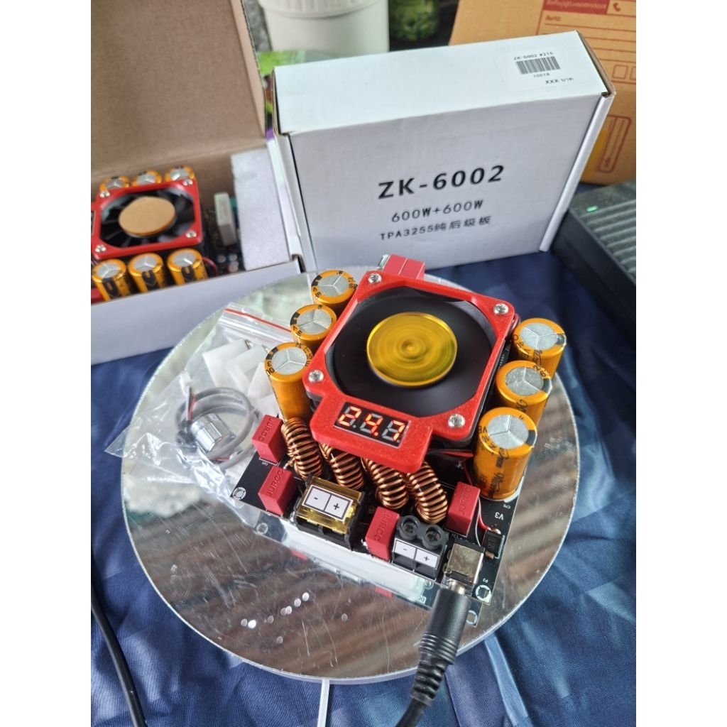 zk 6002 Mono 1200w โมเบส + เคสวัด v