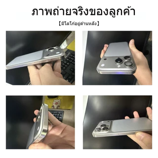 เปลี่ยนลุคเป็น 17 Pro Max สำหรับ iPhone 16 15 14 Pro Max พร้อมป้องกันเลนส์ วัสดุอะคริลิค ผิวด้าน กรณีโทรศัพท์แม่เหล็ก