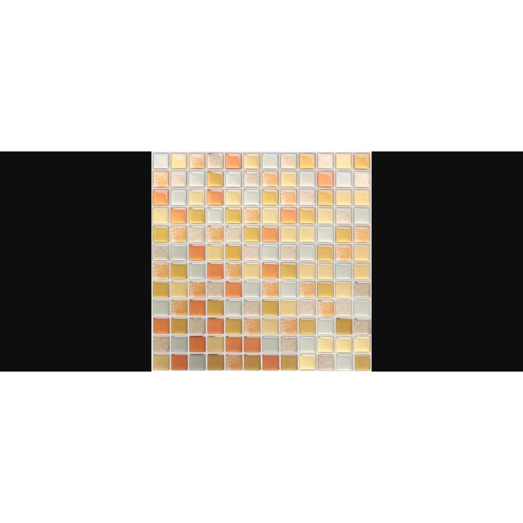 YUNHE Tile Sticker, Wallpaper Sticker, Remake Sheet, Wall Sticker, 3D Waterproof, Heat Resistant, St