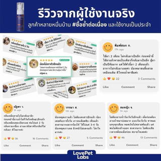 สเปรย์เชื้อราสุนัขและแมว ช่วยลดแบคทีเรีย ยีสต์ คันเกาผื่น แผล ผิวแดง ดับกลิ่นเหม็น สูตรนาโนเข้มข้น ส่งด่วน [50ml]