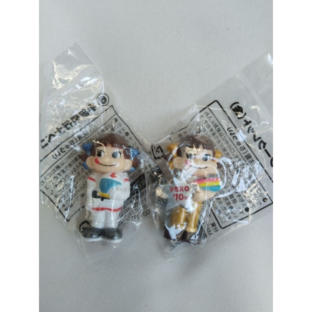 Peko พวงกุญแจ ตุ๊กตาเปโกะจังในชุดนักบินอวกาศ Fujiya รุ่น Reprinted Mini-Mini Peko-chan