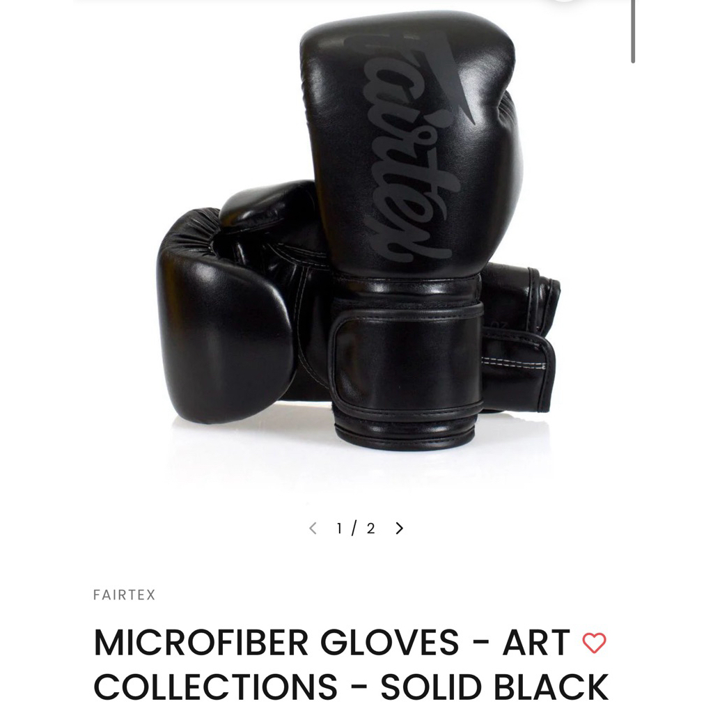 FAIRTEX MICROFIBER GLOVES