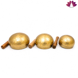 ขันทำสมาธิ ธิเบต Singing Bowl . หมอนรองเป็นแบบคละสี