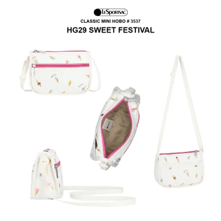 Lesportsac Classic Mini Hobo กระเป๋าใบเล็กมินิใบเล็ก กระเป๋าโฮโบใบเล็ก Style 3537