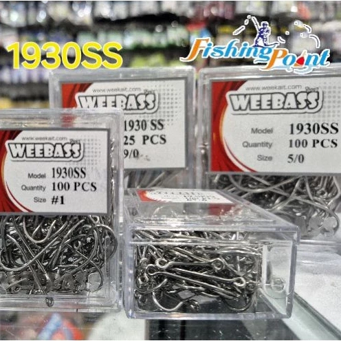เบ็ดสเตนเลสก้านยาว Weebass รุ่น 1930Ss