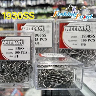 เบ็ดสเตนเลสก้านยาว Weebass รุ่น 1930Ss