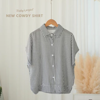 cowdy shirt เสื้อเชิ๊ตผ้าพริ้ว เนื้อผ้าไม่หนาใส่สบาย