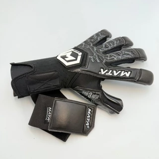 ถุงมือผู้รักษาประตู MATASPORT รุ่นท็อป Pro3Elite Black out สีดำ-โฟมดำ