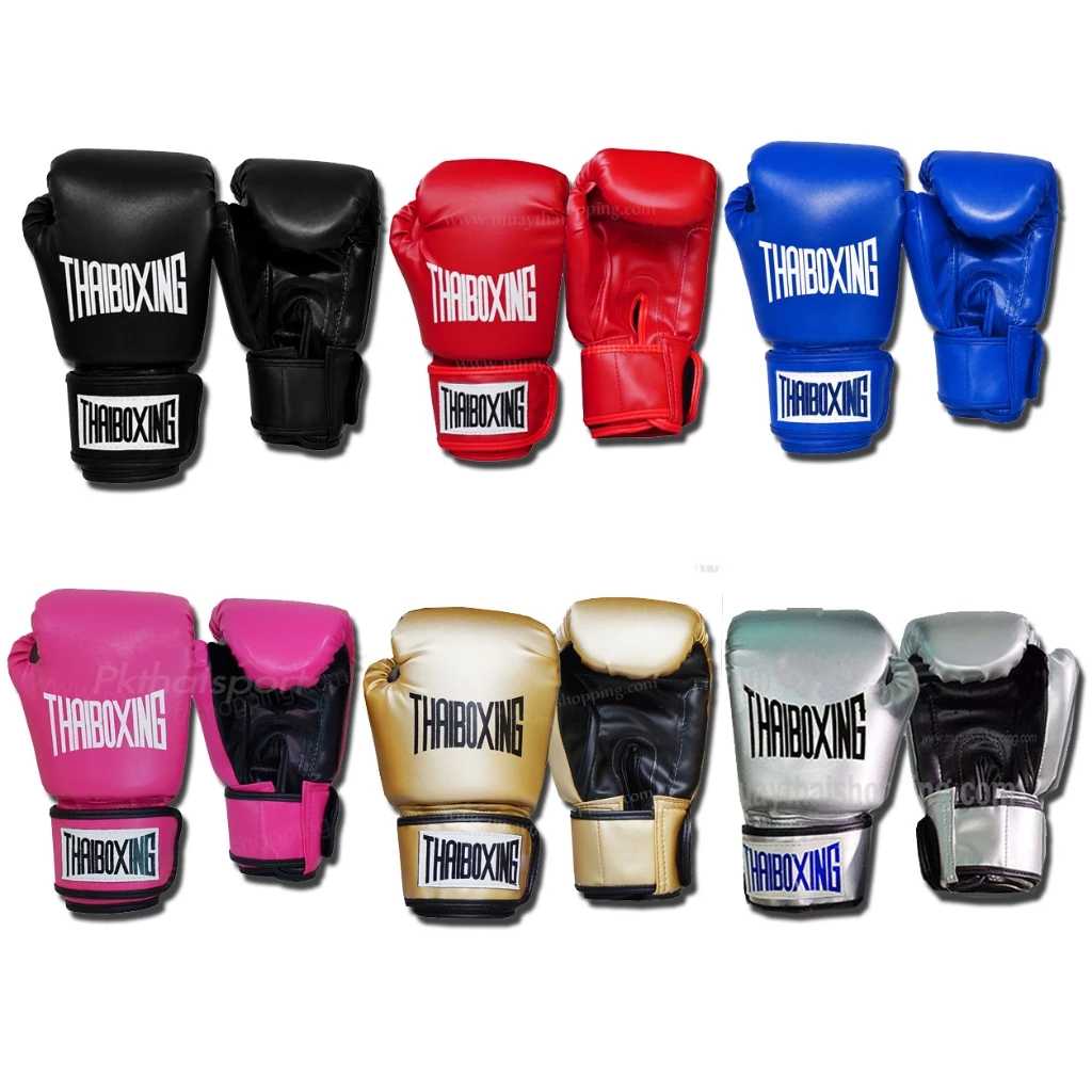 THAIBOXING นวมชกมวยหนังเทียม Made in Thailand