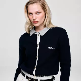 Merge Official - Crossy Knit Cardigan (พร้อมส่ง)