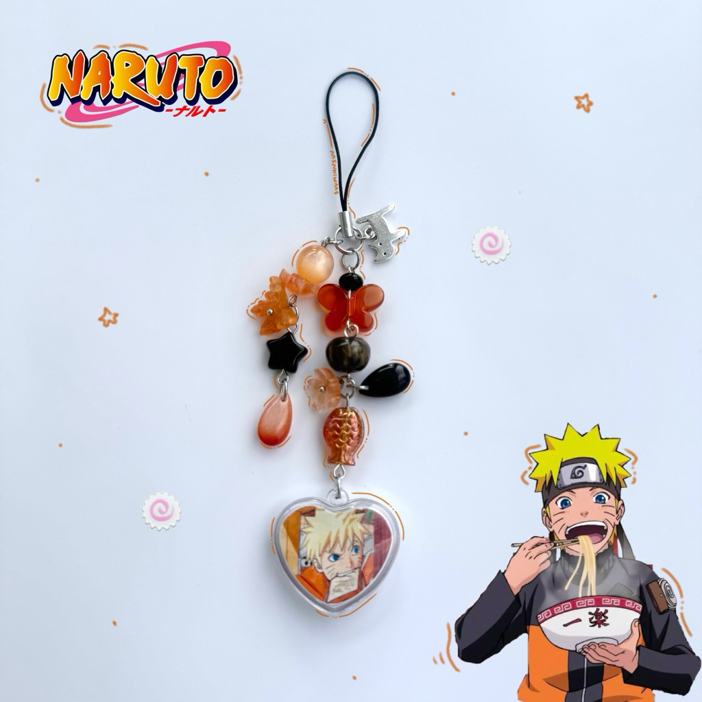 สายห้อยโทรศัพท์ลายนารูโตะ - Naruto phone charm 🍥