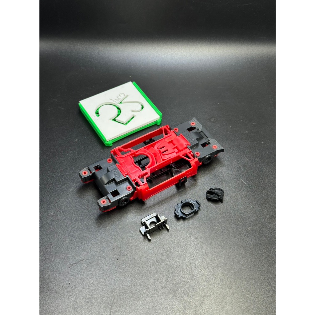 Tamiya mini 4WD MS-L Suspension (black red)