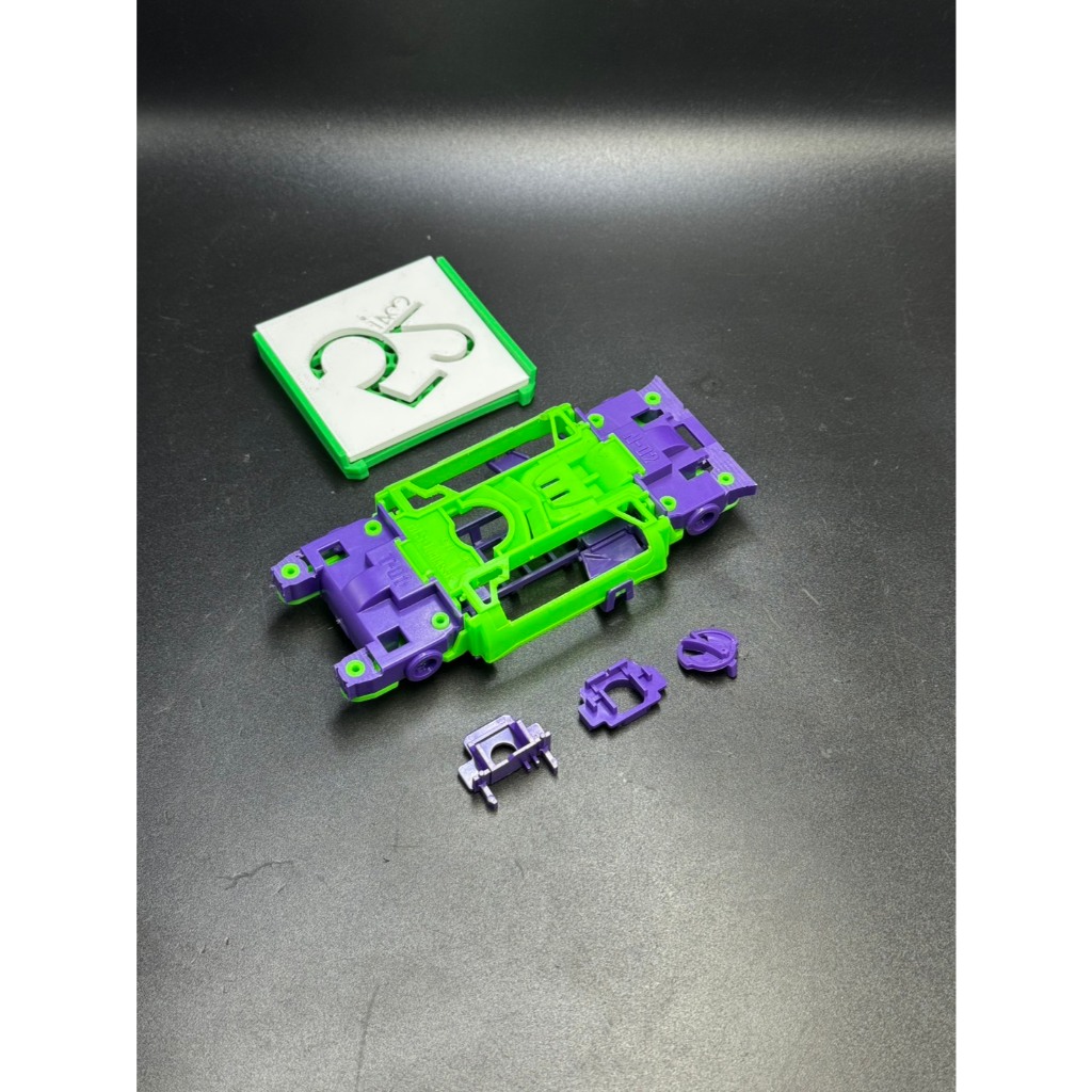 Tamiya mini 4WD MS-L Suspension (purple green)