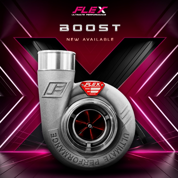FLEX เทอร์โบ F55 BOOST X NEW GEN เทอร์โบf55 ตรงรุ่น ISUZU DMAX 1.9 2.5 TOYOTA VIGO