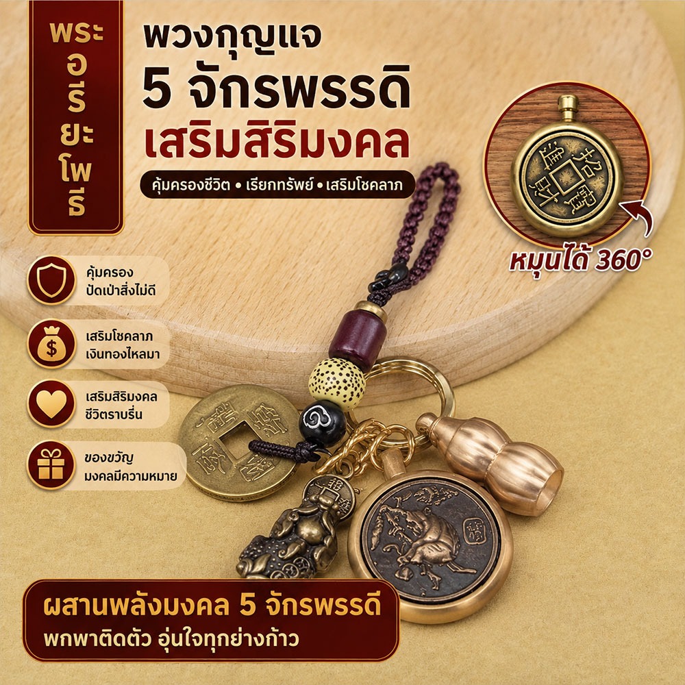 พวงกุญแจฮวงจุ้ยปีมะเส็ง (งู) พร้อมปี่เซียะ เรียกทรัพย์ เสริมโชคลาภ แถมเชือกถักมงคล ✨🐍💰