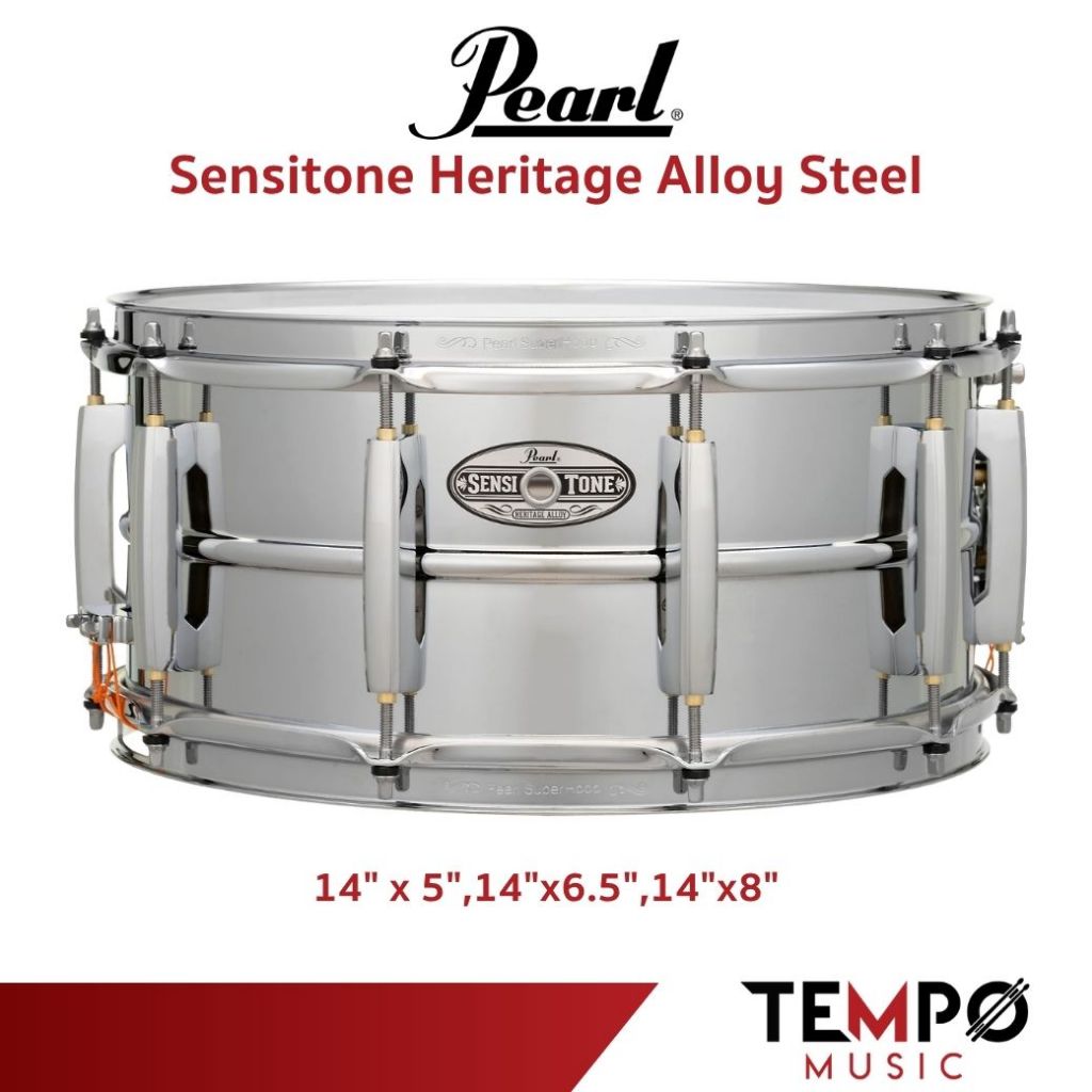 สแนร์ Pearl Sensitone  Heritage Alloy Steel