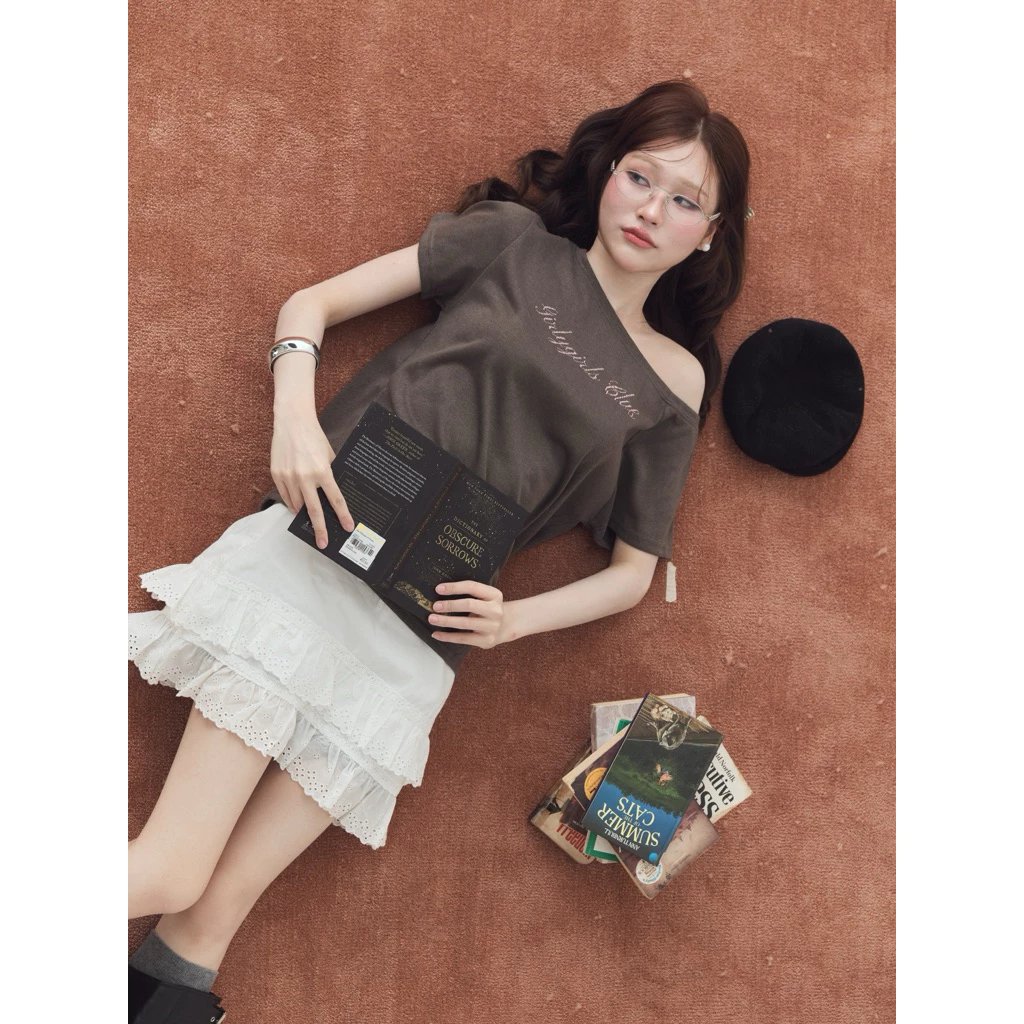 MALISTA - Bella Top เสื้อเปิดไหล่ผ้าสลาฟ