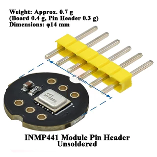INMP441 โมดูลไมโครโฟนรอบทิศทาง Omnidirectional Microphone Module I2S Interface MEMS