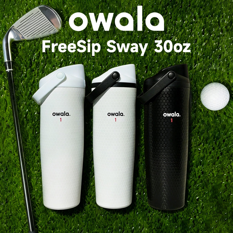 [พร้อมส่ง] Owala FreeSip Sway 30oz. โอวาล่ารุ่นใหม่ ขวดน้ำสแตนเลส เก็บความเย็นได้นาน ของแท้ 100% ส่งไว Golf