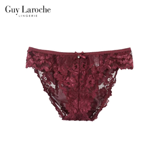Guy Laroche Lingerie กางเกงใน กีลาโรช Underwear Bikini กางเกงในทรงบิกินี่ กางเกงในลูกไม้ทั้งตัว GU2T29 [LOve for Mom]