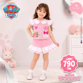 PAW PATROL : Skye (สกาย) ชุดเซ็ทเด็กหญิง เสื้อยืด + กางเกง ลิขสิทธิ์แท้ [PTNXI3026]