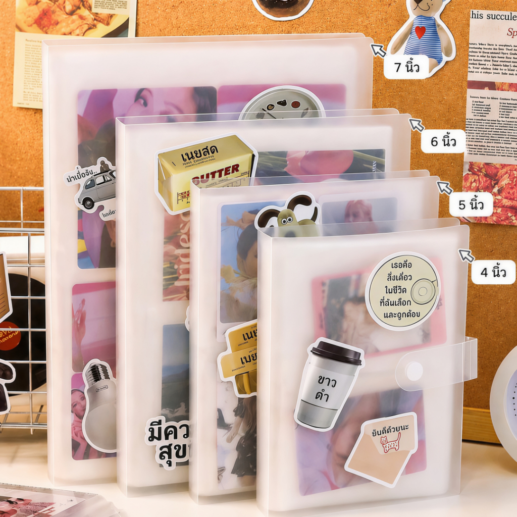 แฟ้มสะสมการ์ด แฟ้มใส่การ์ด card collection book โปร่งใส 2/3/4 ช่อง ความจุขนาดใหญ่ ใส่ได้ 120/160 ใบ